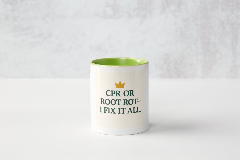CPR or Root Rot Coffee Mug (White) (Copy) (Copy)