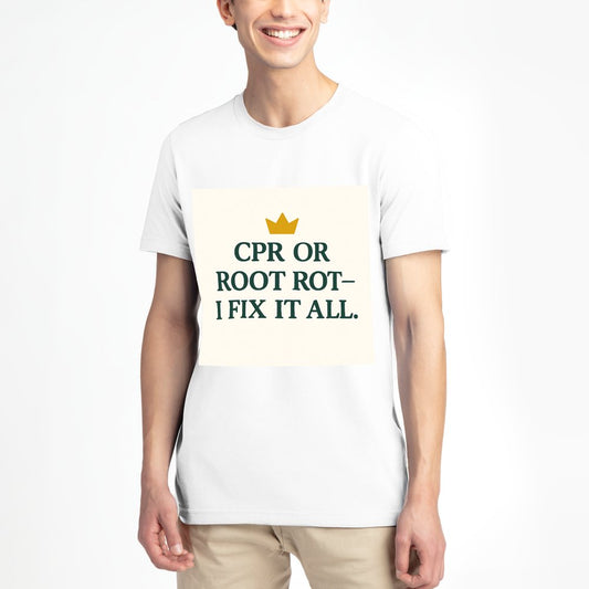 CPR or Root Rot T-Shirt (White) (Copy) (Copy)