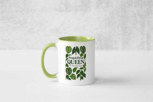 Prop & Drop Queen Coffee Mug (White)